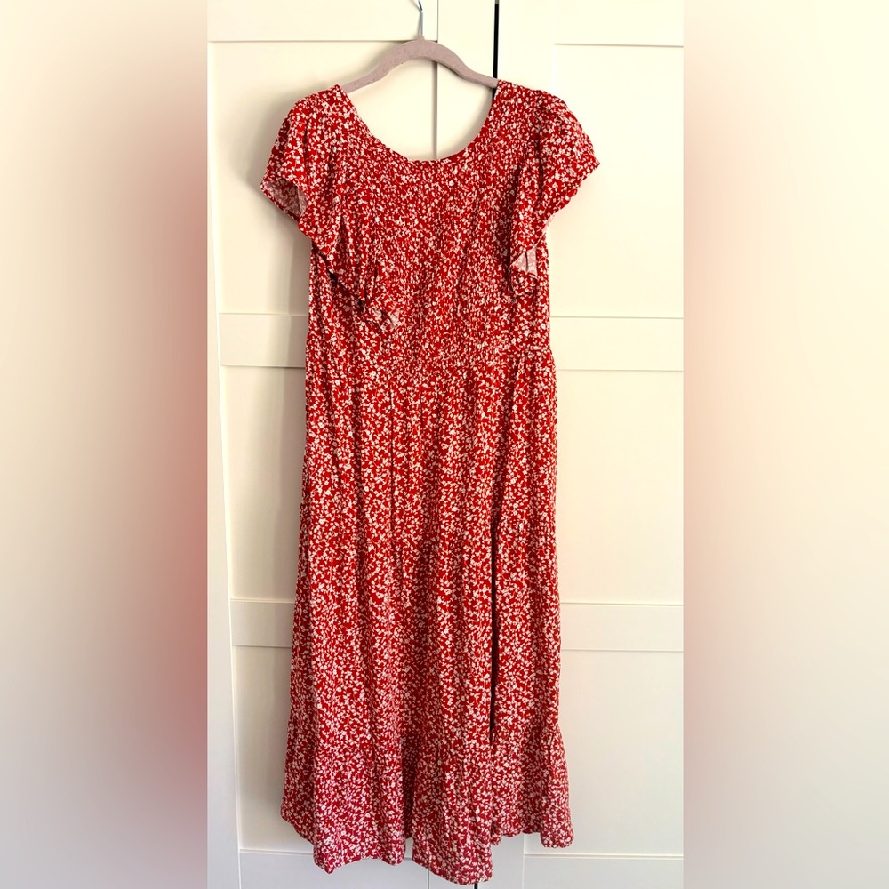Old Navy Floral Midi Sundress Women's Large NWT